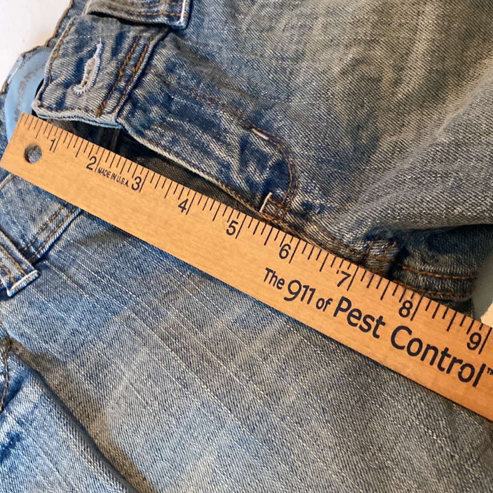 NWT & Vintage Mossimo Distressed Capri Jeans - Picture 5 of 9